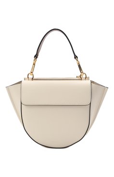 Женская сумка hortensia mini WANDLER молочного цвета, арт. H0RTENSIA BAG MINI | Фото 1 (Размер: mini; Сумки-технические: Сумки через плечо, Сумки top-handle; Материал: Натуральная кожа; Ремень/цепочка: На ремешке)