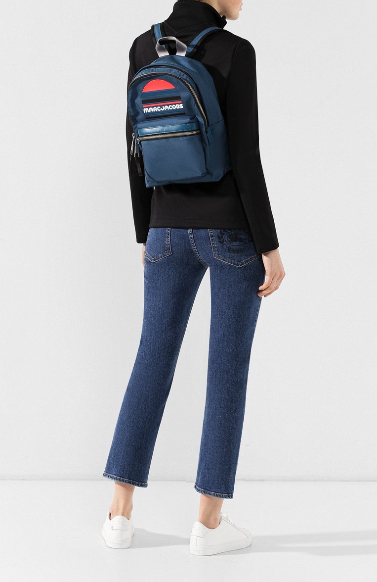 Женский рюкзак trek pack medium MARC JACOBS (THE) бирюзового цвета, арт. M0014035 | Фото 2 (Статус проверки: Проверено, Проверена категория; Материал: Текстиль; Размер: medium; Стили: Кэжуэл)