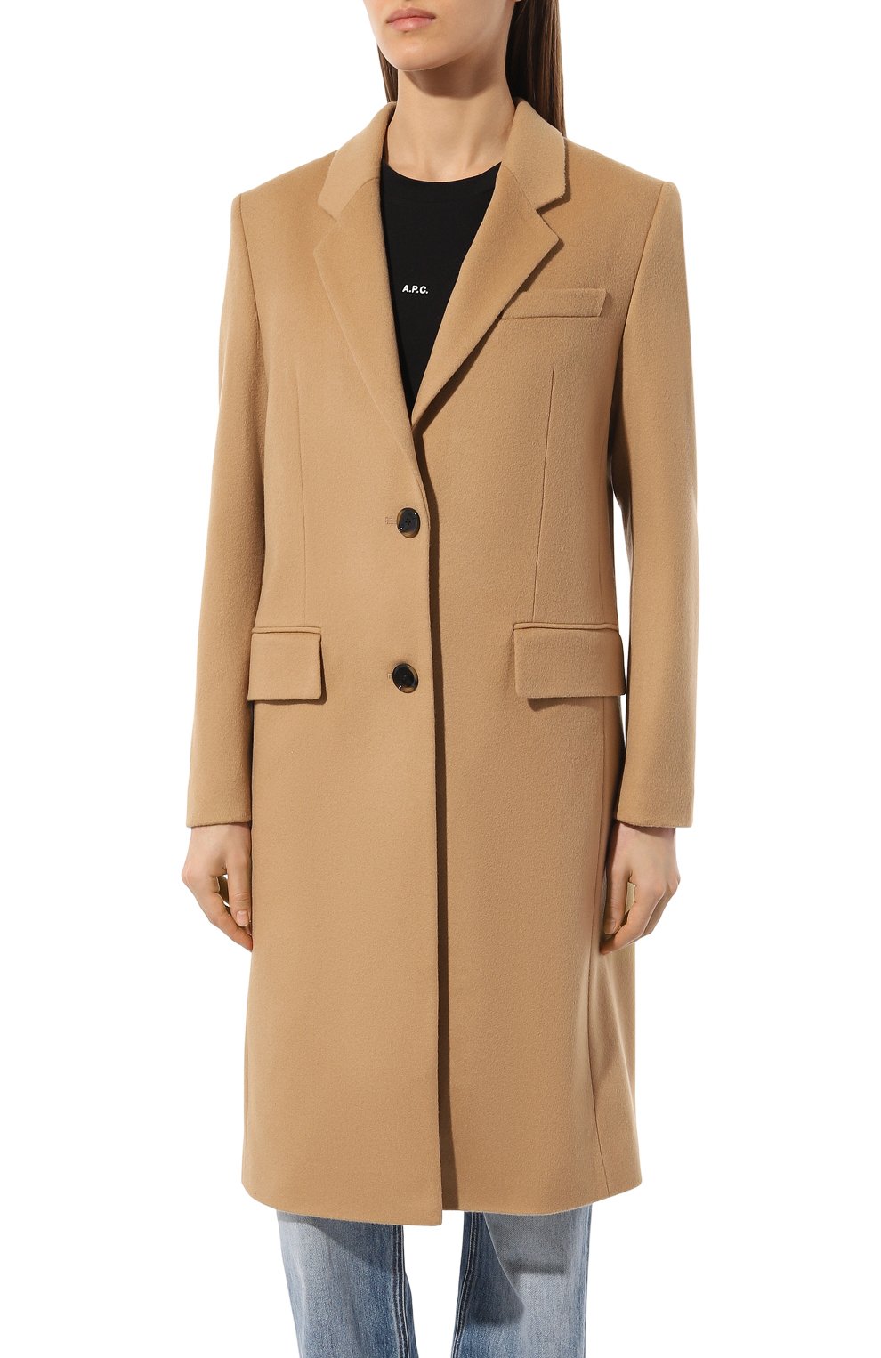 Шерстяное пальто BOSS, арт. 50501019, фото 3