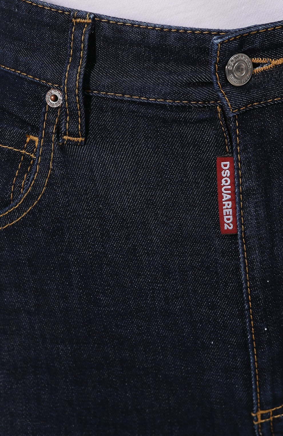 Джинсы DSQUARED2 темно-синего цвета по цене 39500 руб., арт. S75LB0211/S30595, фото 5 Джинсы DSQUARED2, арт. S75LB0211/S30595, фото 5