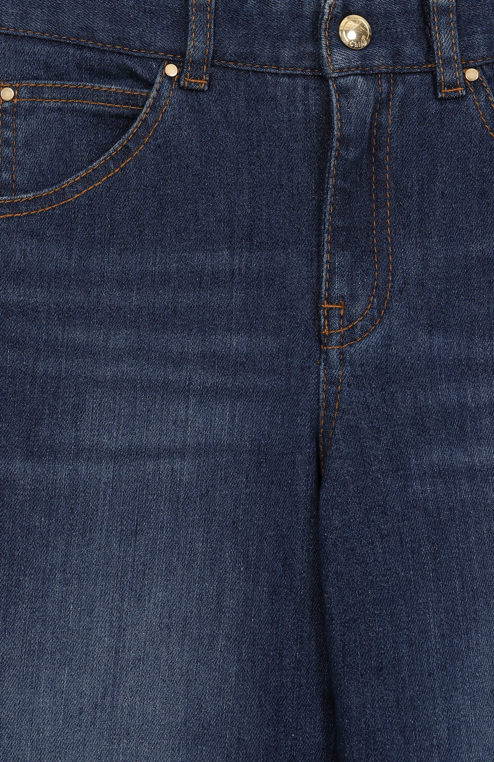 Джинсы CHLOÉ синего цвета по цене 29650 руб., арт. C20633, фото 3 Джинсы CHLOÉ, арт. C20633, фото 3