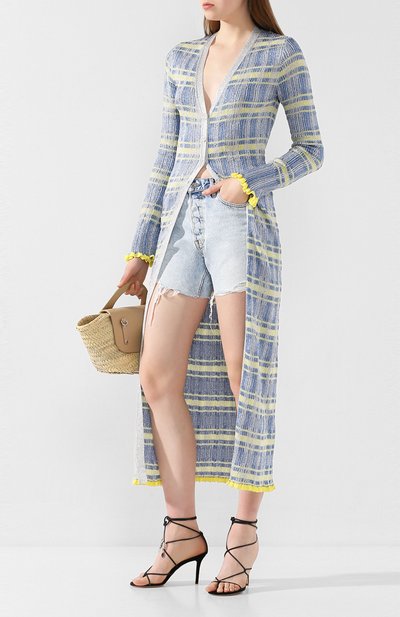 Кардиган M MISSONI голубого цвета по цене 78800 руб., арт. 2DM00095/2K005L, фото 2 Кардиган M MISSONI, арт. 2DM00095/2K005L, фото 2