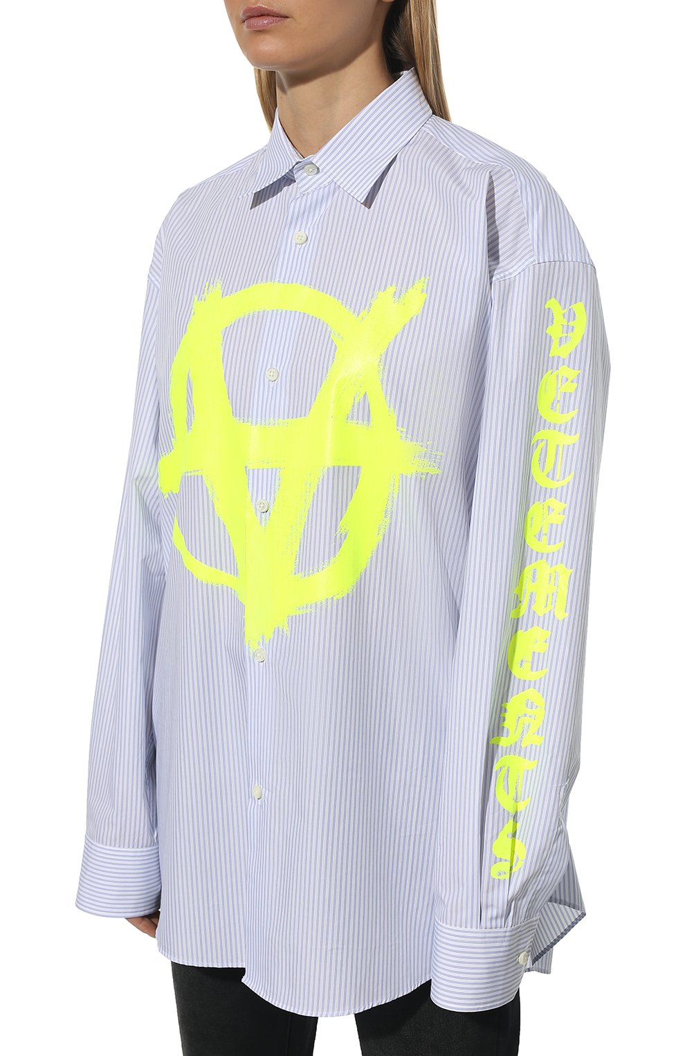 Хлопковая рубашка VETEMENTS, арт. UE52SH360S 1005/W, фото 3