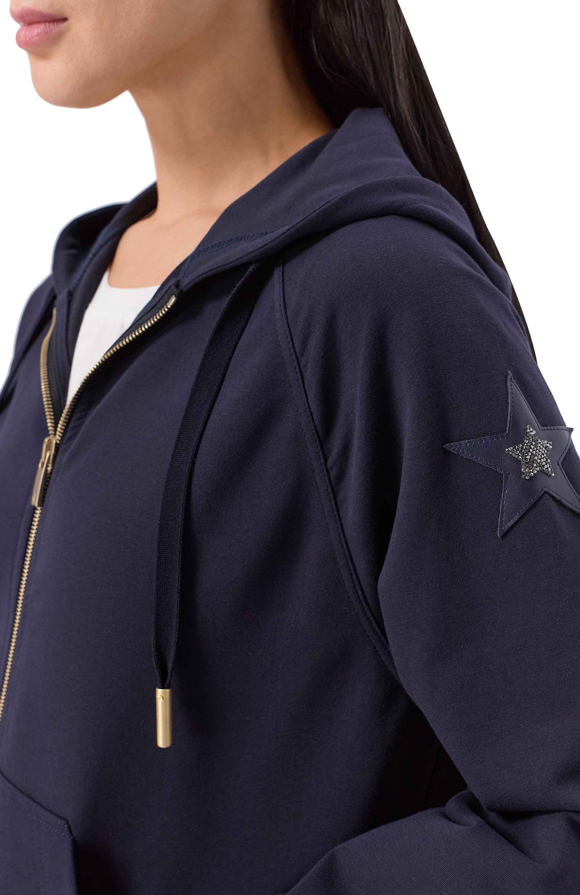 Хлопковая толстовка LORENA ANTONIAZZI, арт. FE07/9999, фото 5