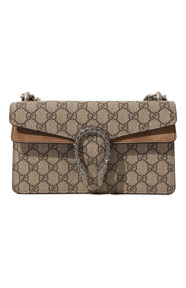 Женская бежевая сумка dionysus small GUCCI, артикул 499623 92TJN купить в и