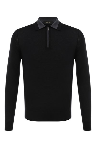 Мужская поло из кашемира и шелка ZILLI, арт. KZP001M0330VBJS00