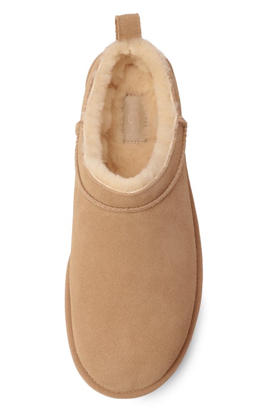 Замшевые угги Classic Micro UGG 1173891 Бежевый  1173891 Фото 6