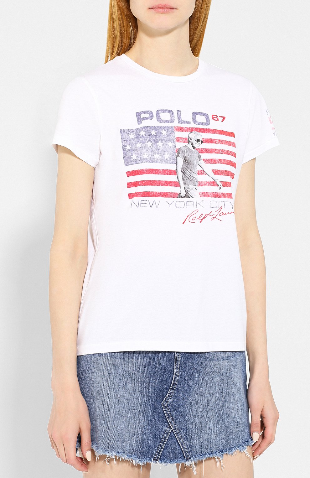 Хлопковая футболка POLO RALPH LAUREN, арт. 211752369, фото 3