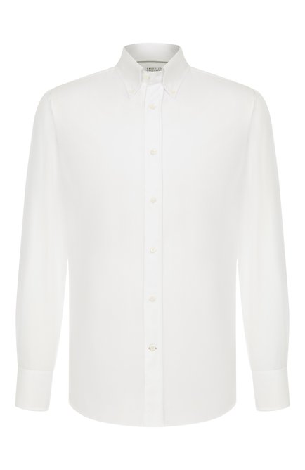 Мужская хлопковая сорочка BRUNELLO CUCINELLI, арт. MBUC41716