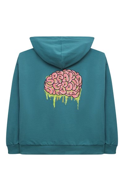 Хлопковая толстовка SPRAYGROUND, арт. SPY683GREEN