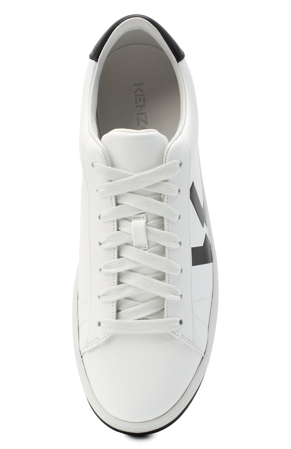 Кожаные кеды KENZO белого цвета по цене 39050 руб., арт. FA65SN170L50, фото 5 Кожаные кеды KENZO, арт. FA65SN170L50, фото 5