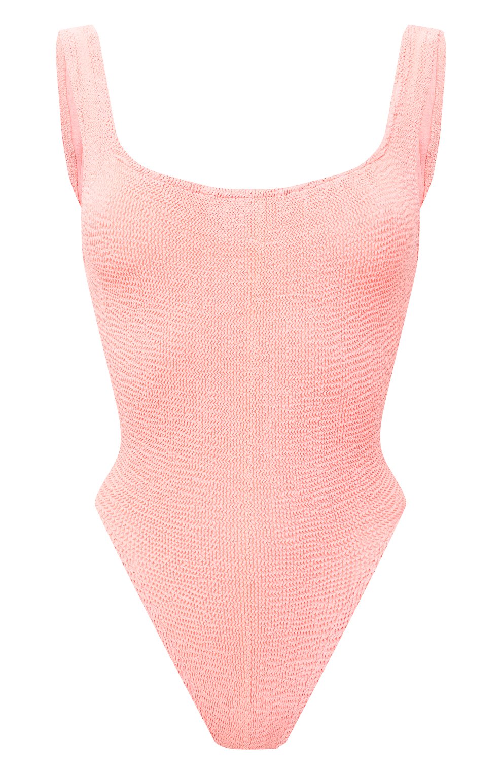 Слитный купальник HUNZA G светло-розового цвета по цене 13500 руб., арт. SQ NECK SWIM, фото 1 Слитный купальник HUNZA G, арт. SQ NECK SWIM, фото 1
