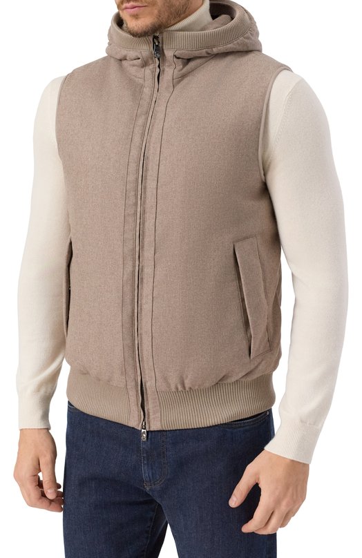 Утепленный жилет Corneliani 26C5V3-2620142 Бежевый  26C5V3-2620142 Фото 3