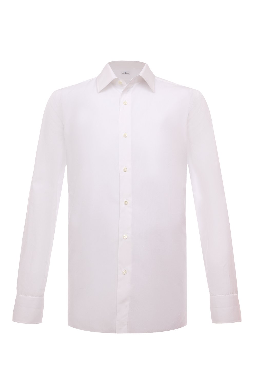 Хлопковая сорочка GIAMPAOLO белого цвета по цене 36200 руб., арт. 608/TS15311, фото 1 Хлопковая сорочка GIAMPAOLO, арт. 608/TS15311, фото 1