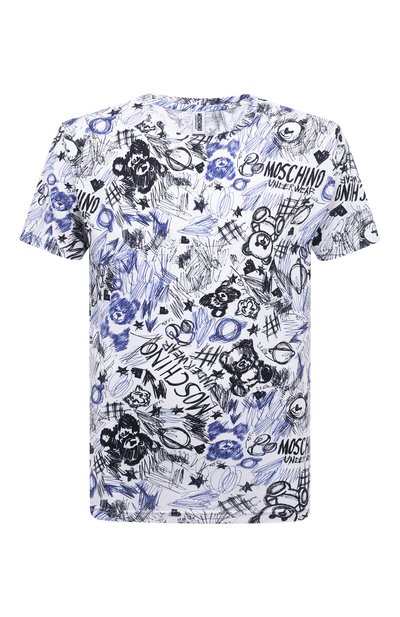 Мужская хлопковая футболка MOSCHINO, арт. A0708/4412