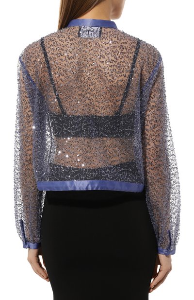 Кардиган с отделкой пайетками EMPORIO ARMANI, арт. EW000071/AF10242, фото 4