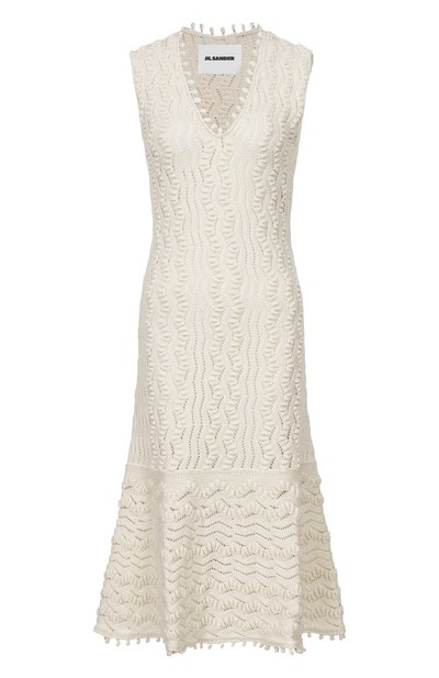 Женское хлопковое платье JIL SANDER, арт. J02CT0560/J15476