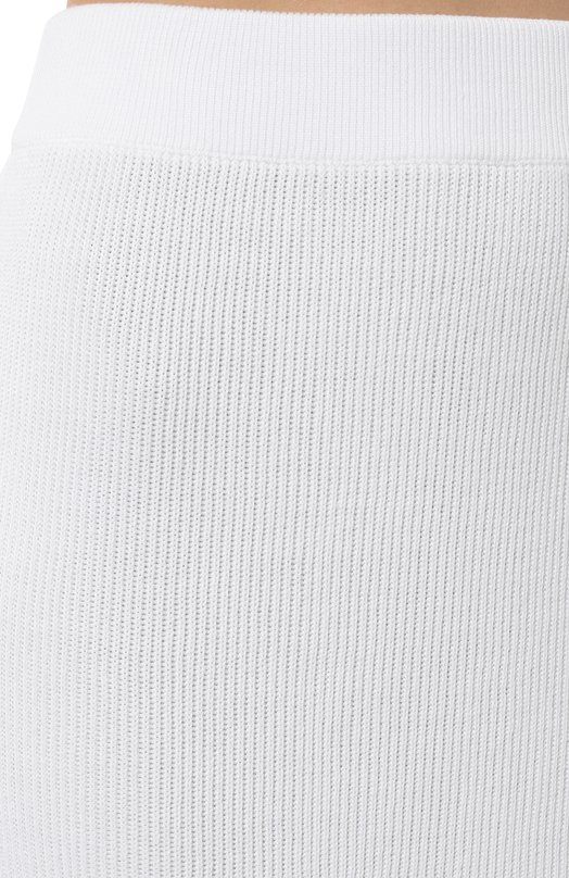 Хлопковая юбка Brunello Cucinelli M1919B1307 Белый  M1919B1307 Фото 5