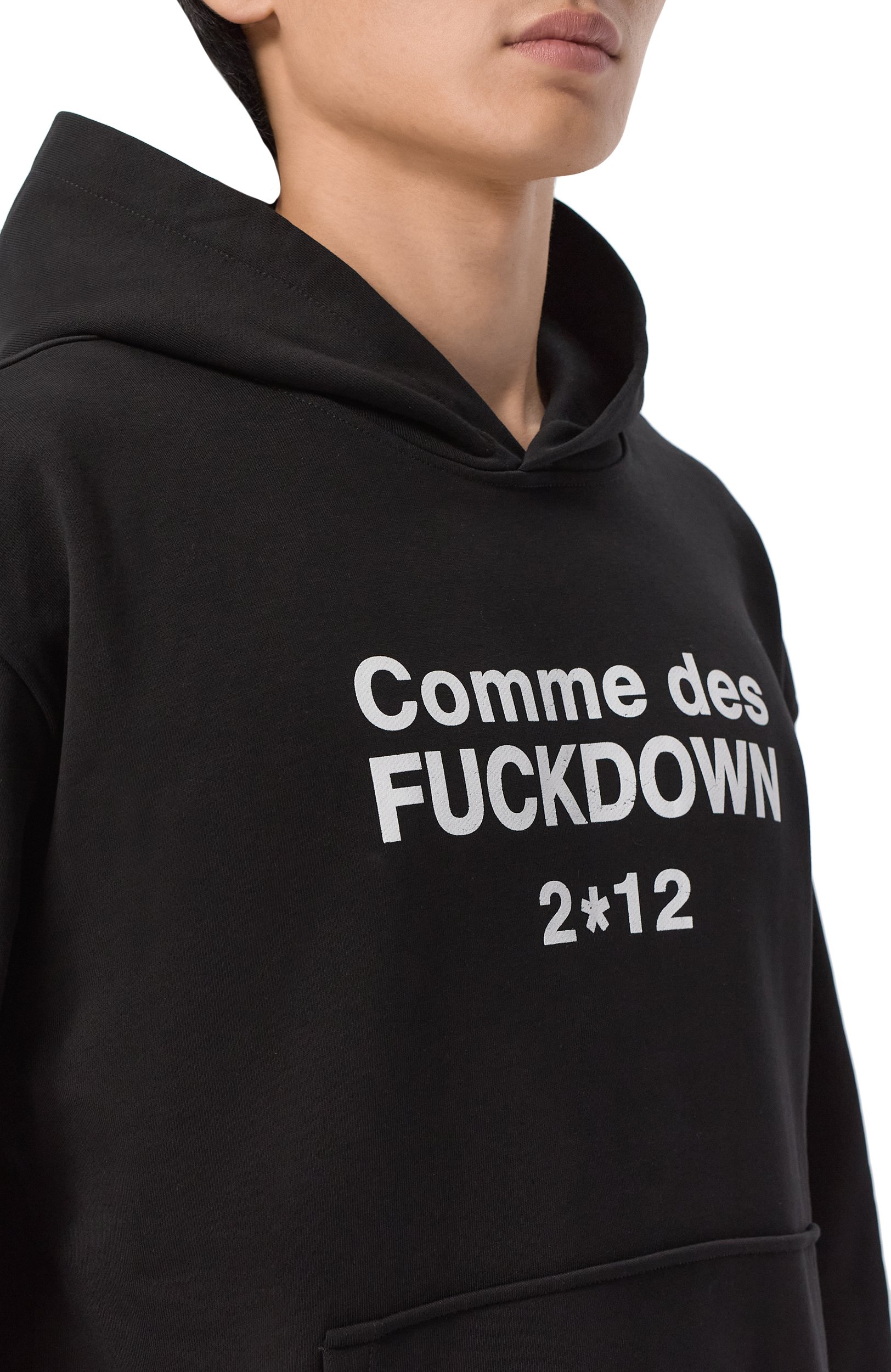 Хлопковое худи COMME DES FUCKDOWN, арт. CFABU00020, фото 5