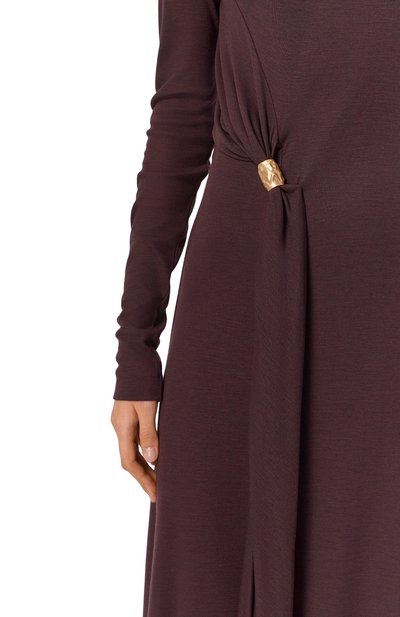 Платье из лиоцелла и кашемира BOSS,  арт. 50550731, фото 4