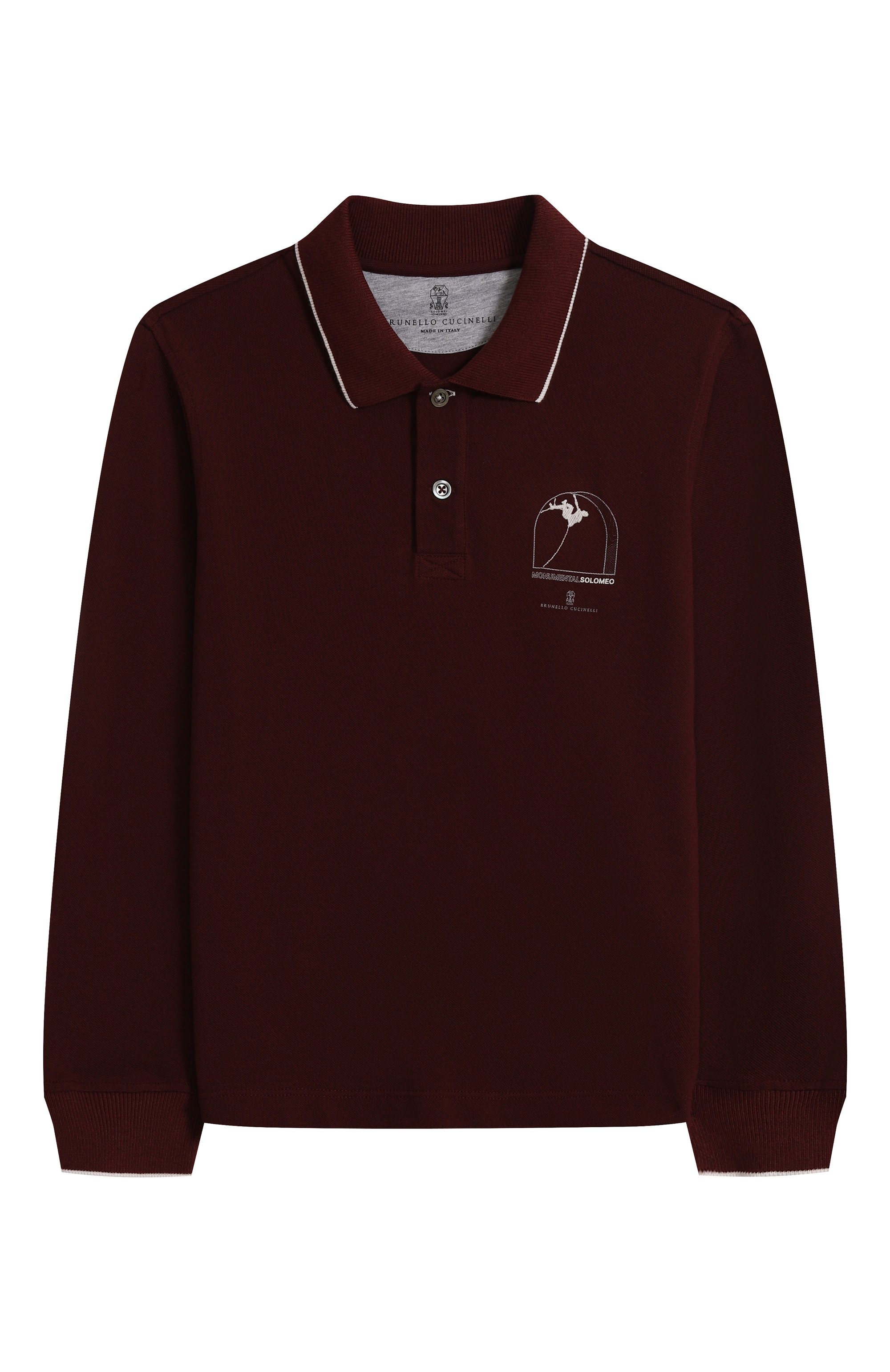 Хлопковое поло BRUNELLO CUCINELLI, арт. BE854T327B, фото 1