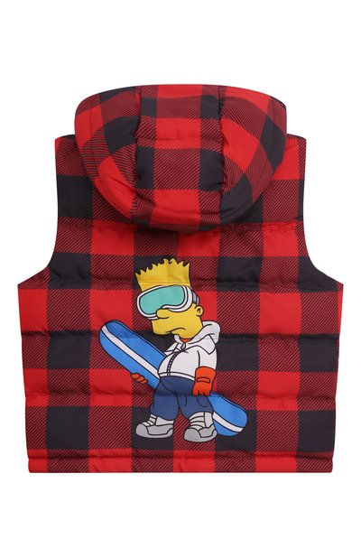 Утепленный жилет MC2 SAINT BARTH красного цвета по цене 26350 руб., арт. STBK KL0STERS JR/02426G, фото 2 Утепленный жилет MC2 SAINT BARTH, арт. STBK KL0STERS JR/02426G, фото 2