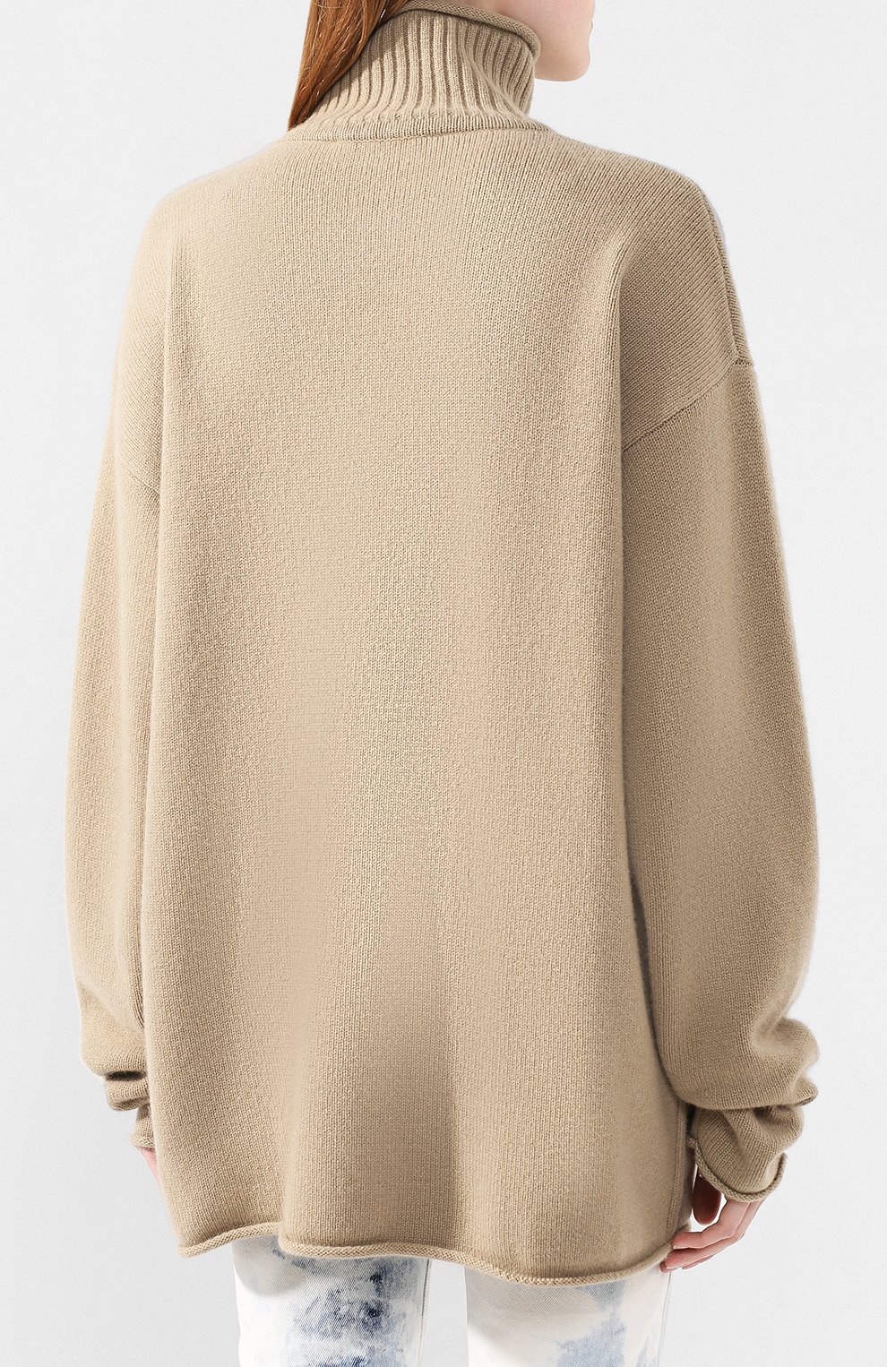Кашемировый свитер EXTREME CASHMERE темно-бежевого цвета по цене 73850 руб., арт. 100/HIPPY, фото 4 Кашемировый свитер EXTREME CASHMERE, арт. 100/HIPPY, фото 4