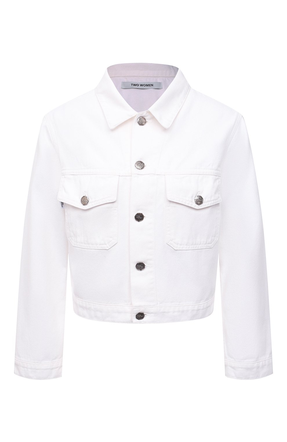 Джинсовая куртка TWO WOMEN IN THE WORLD белого цвета по цене 22610 руб., арт. A1HRT4 Ameli, фото 1 Джинсовая куртка TWO WOMEN IN THE WORLD, арт. A1HRT4 Ameli, фото 1