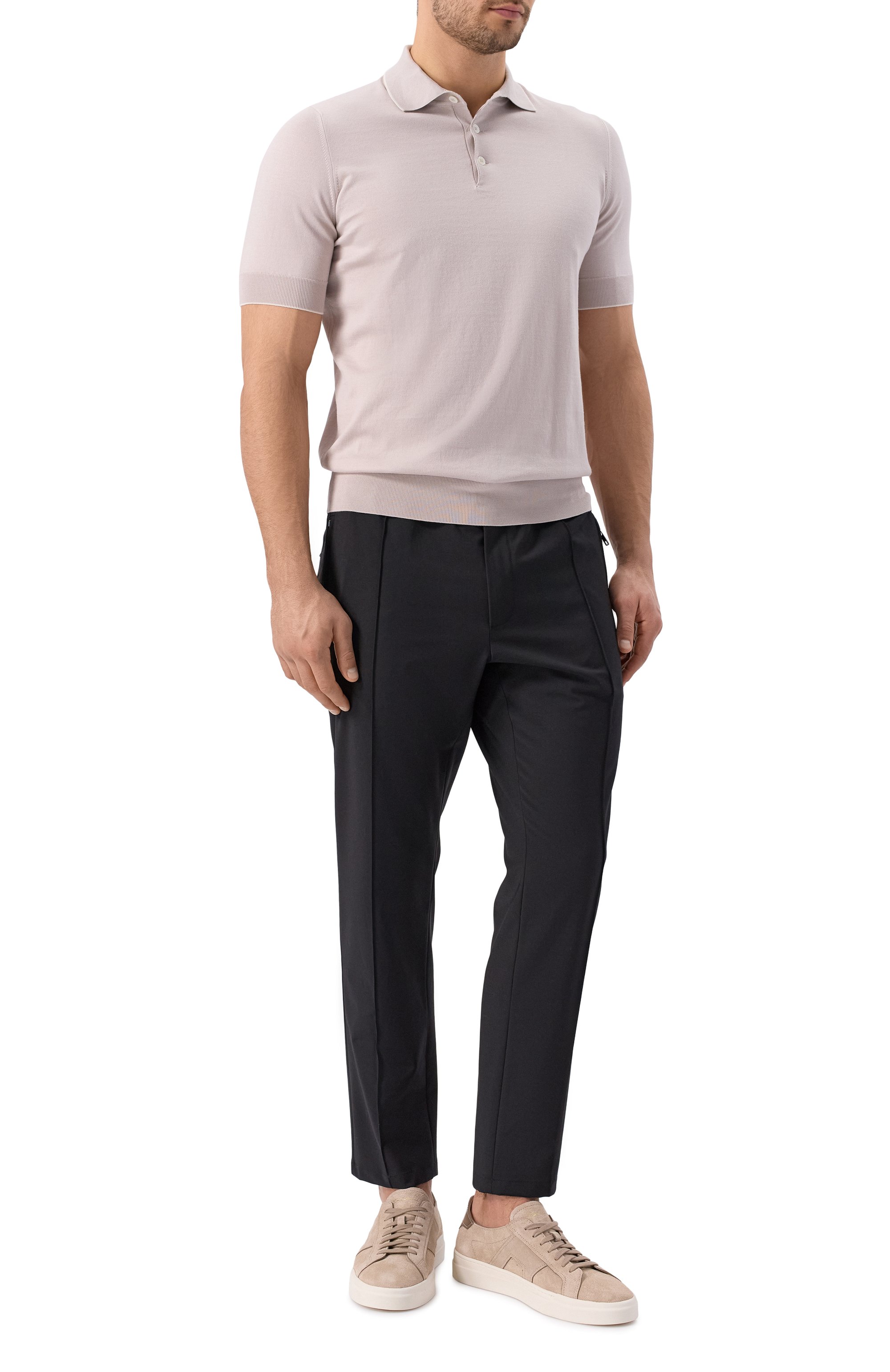 Замшевые кеды gloria SANTONI, арт. MBGG21967PNNCEAT, фото 2