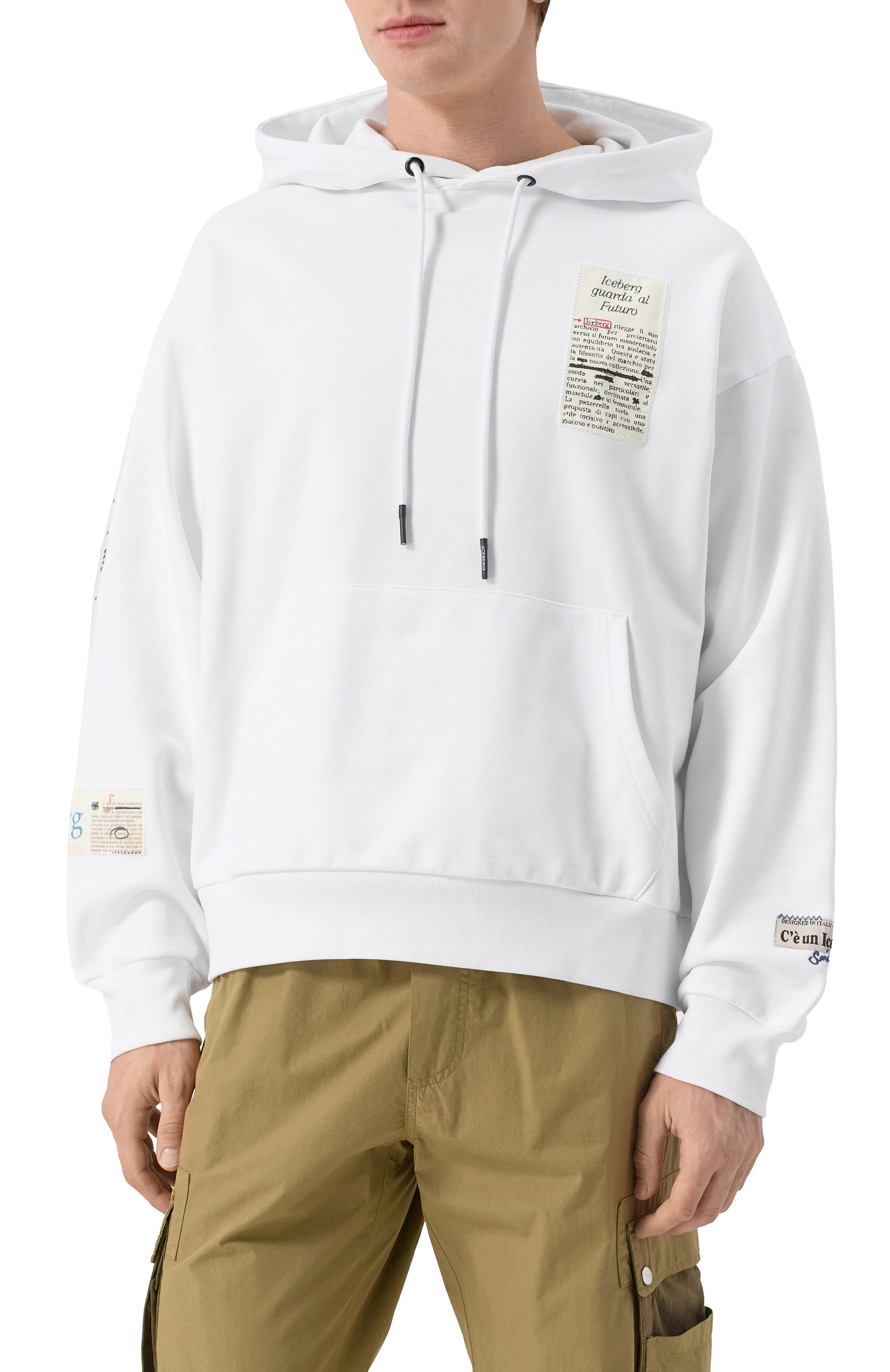 Хлопковое худи ICEBERG, арт. E113/6300, фото 3