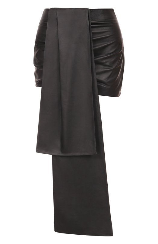 Кожаная юбка Zeynep Arcay FW25SK05 Чёрный FW25SK05