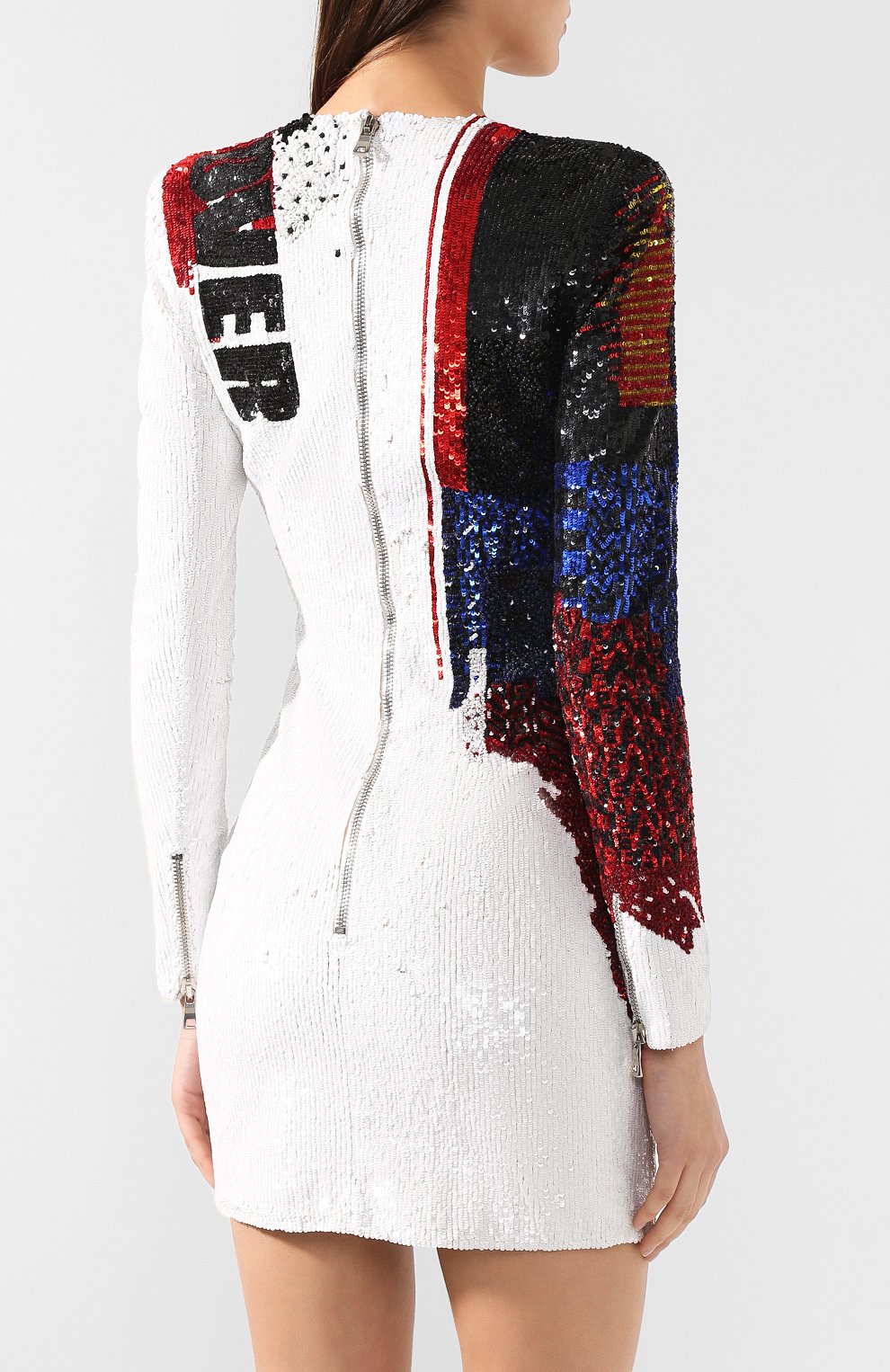 Платье с пайетками BALMAIN, арт. RF26958/P008, фото 4