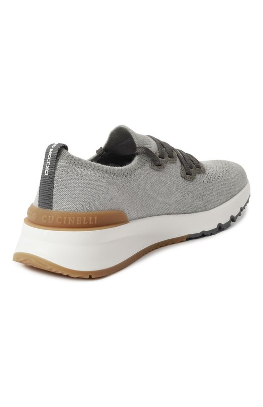 Текстильные кроссовки Brunello Cucinelli MZUKIS0250 Зелёный  MZUKIS0250 Фото 5