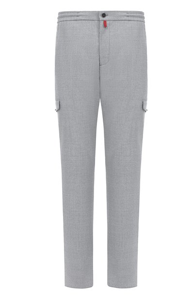 Мужские шерстяные брюки KITON, арт. UPLACTRK0170H01