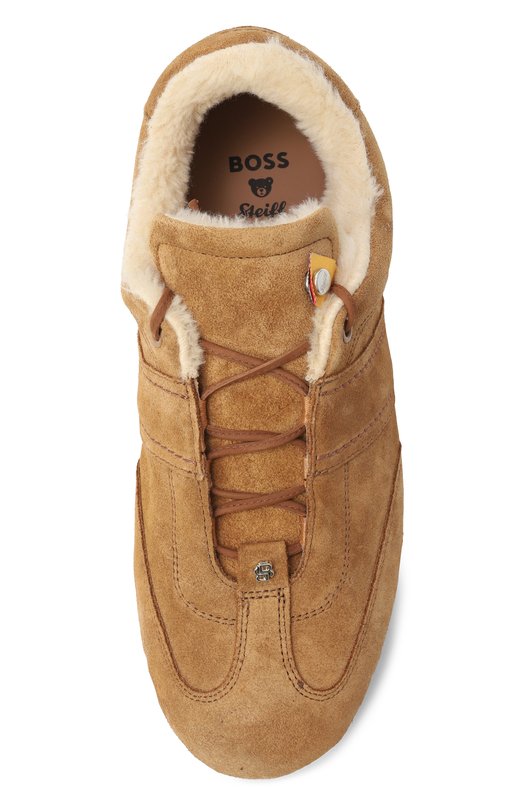 Замшевые кеды BOSS x Steiff BOSS 50552454 Коричневый  50552454 Фото 6