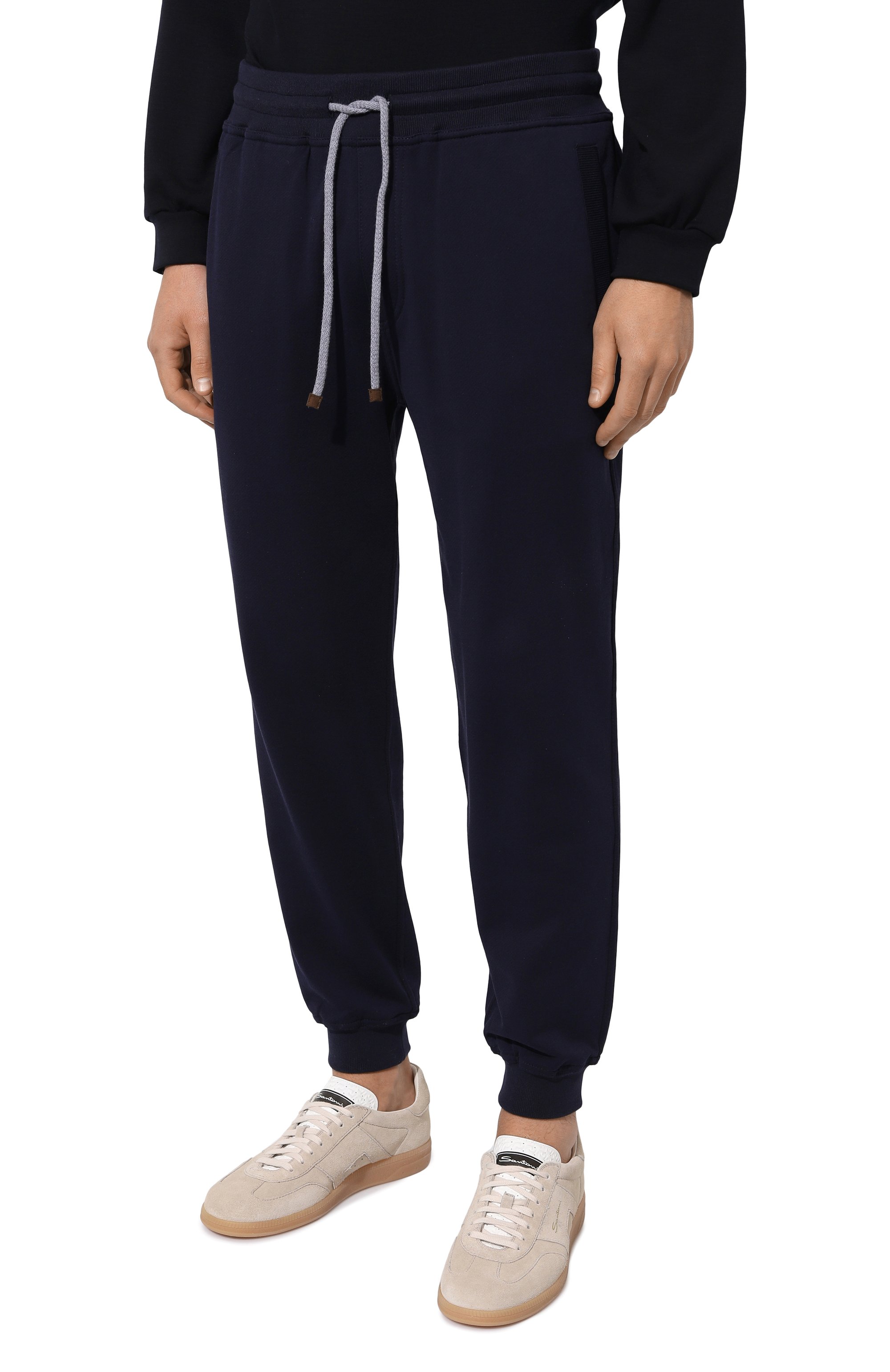 Хлопковые джоггеры BRUNELLO CUCINELLI, арт. MW478B2300, фото 3