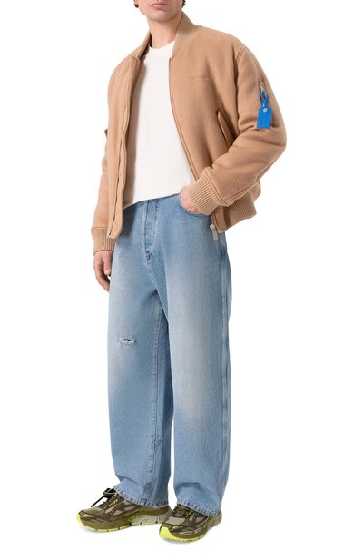 Кроссовки be right back OFF-WHITE хаки цвета по цене 64950 руб., арт. 0MIA295F25FAB0025058, фото 2 Кроссовки be right back OFF-WHITE, арт. 0MIA295F25FAB0025058, фото 2