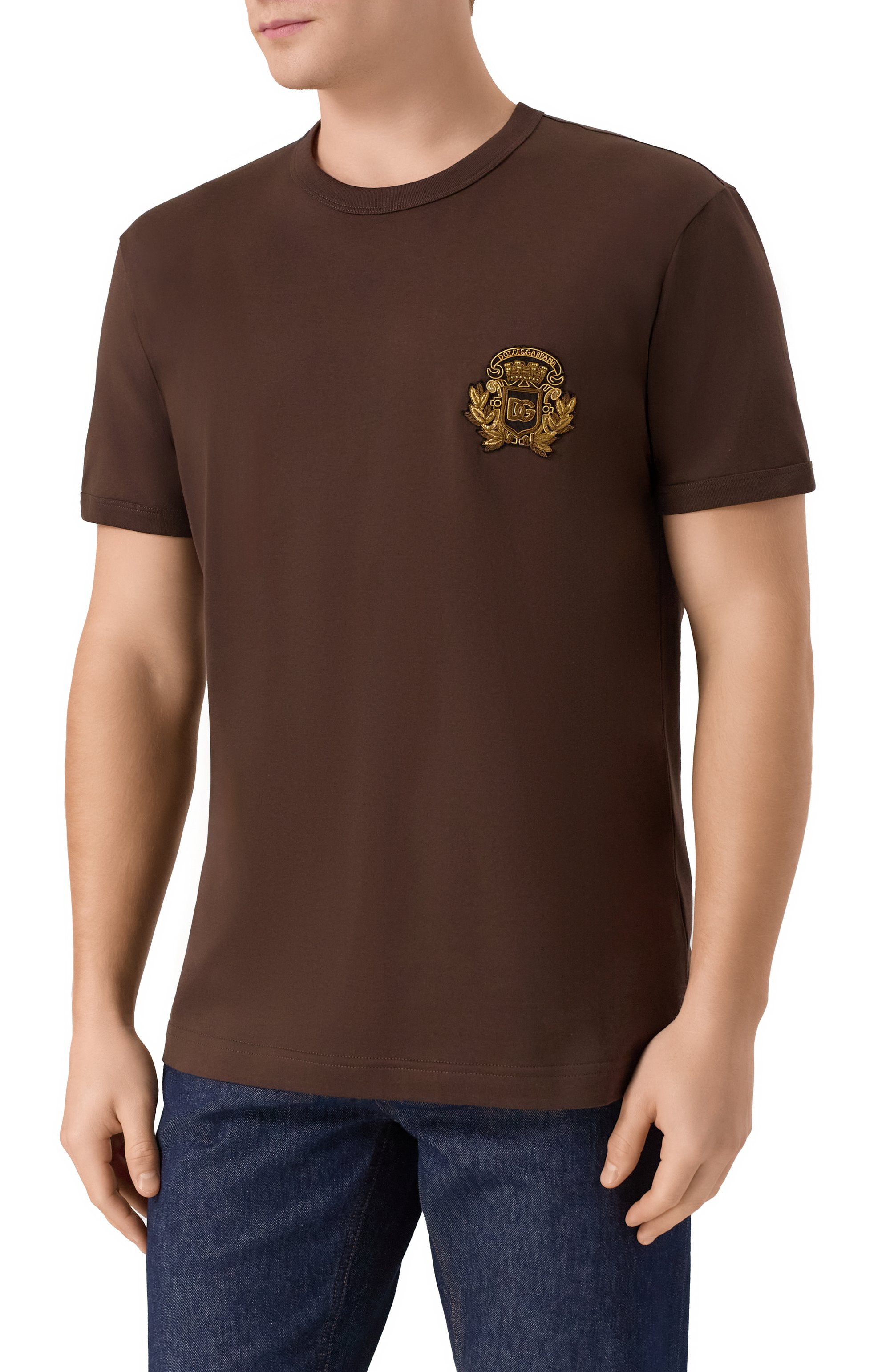 Хлопковая футболка DOLCE & GABBANA, арт. G8PV1Z/G7PJ5, фото 3
