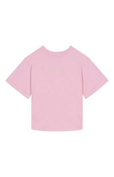 Хлопковая футболка PHILOSOPHY DI LORENZO SERAFINI KIDS, арт. I1E605/5203/4-10