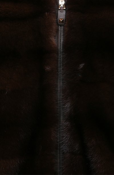 Бомбер из меха норки VALENTINO, арт. NF3FB217/1DF, фото 5