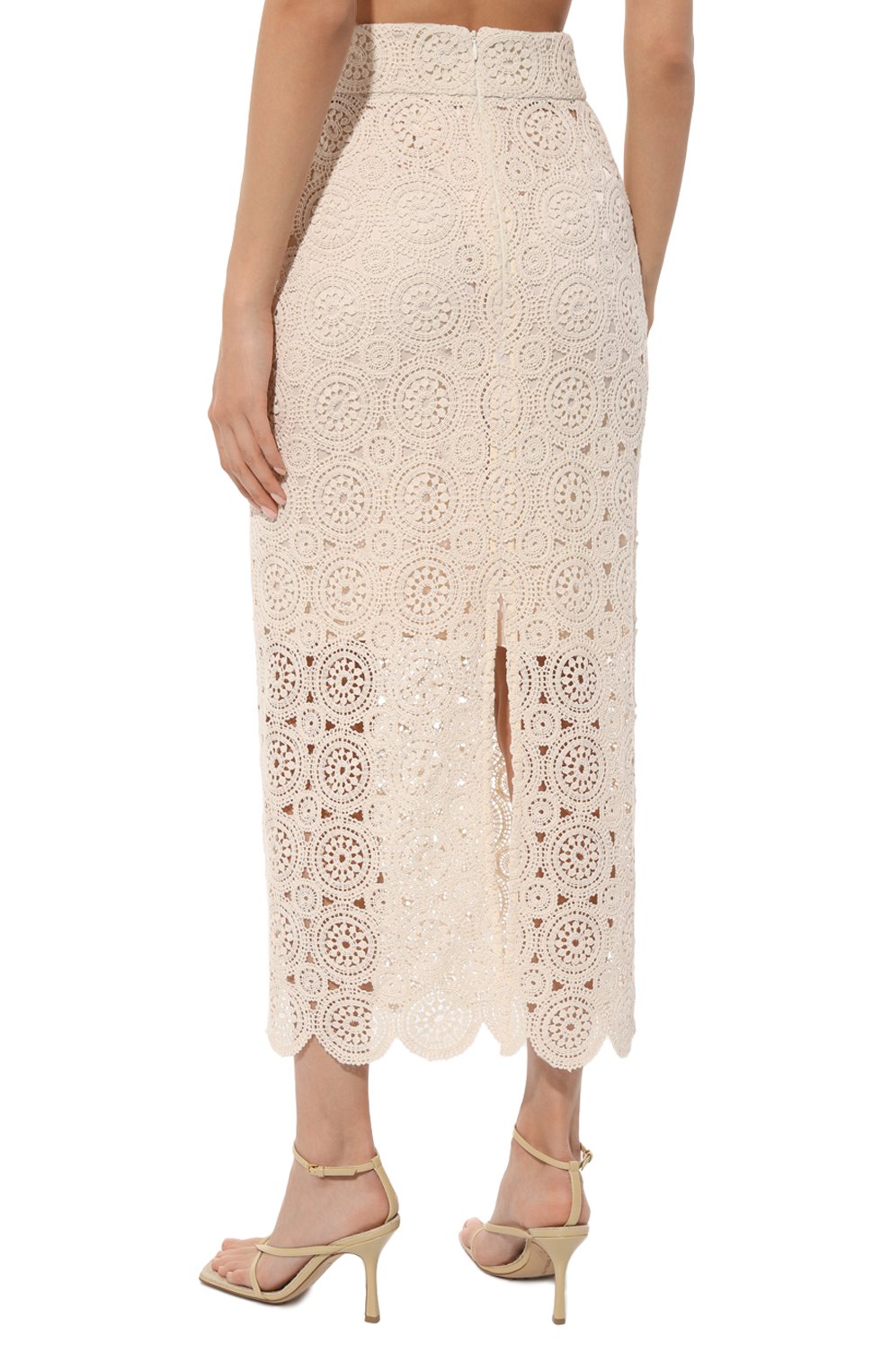 Хлопковая юбка MASTERPEACE кремового цвета по цене 27500 руб., арт. MP-PF22-13, фото 4 Хлопковая юбка MASTERPEACE, арт. MP-PF22-13, фото 4