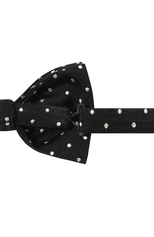 Галстук-бабочка из шелка и хлопка Altea Чёрный, фото 3