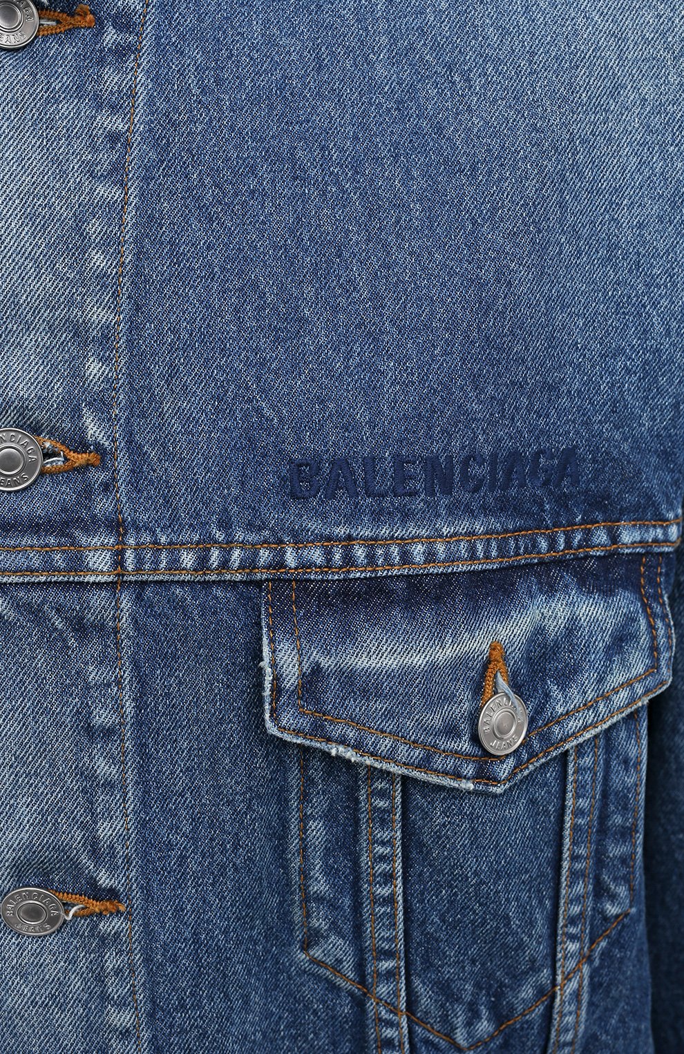 Джинсовая куртка BALENCIAGA, арт. 620746/TCW03, фото 6