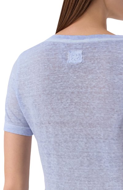 Льняная футболка 120% LINO, арт. 33ALIW7761/000B568, фото 5