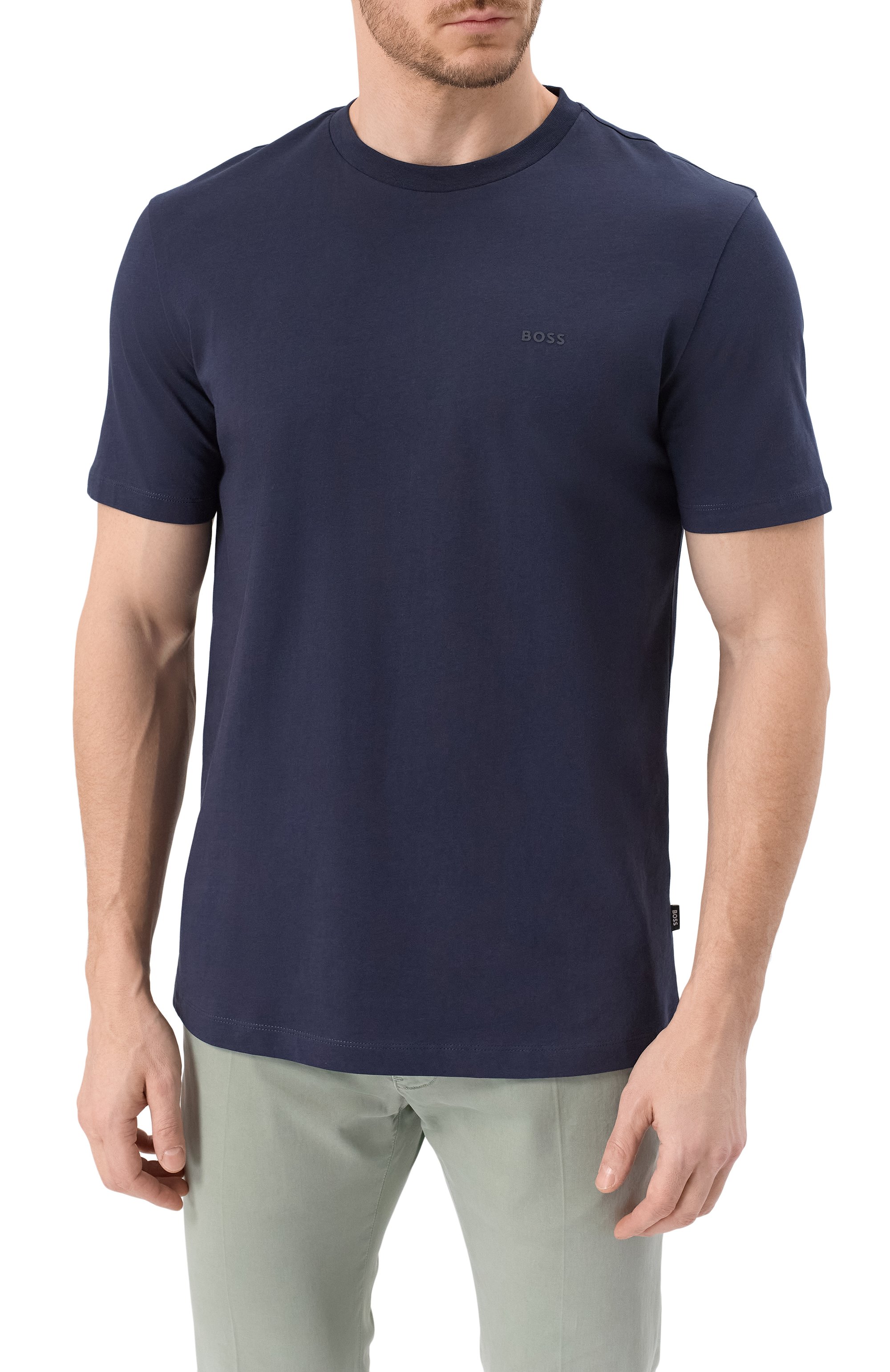 Хлопковая футболка BOSS, арт. 50468347, фото 3