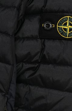 Детского утепленная куртка STONE ISLAND темно-синего цвета, арт. 801640624/6-8 | Фото 3 (Рукава: Длинные; Кросс-КТ: Утепленный, Демисезон; Материал внешний: Синтетический материал; Материал сплава: Проставлено; Материал подклада: Синтетический материал; Драгоценные камни: Проставлено; Ростовка одежда: 8 лет | 128 см, 6 лет | 116 см)