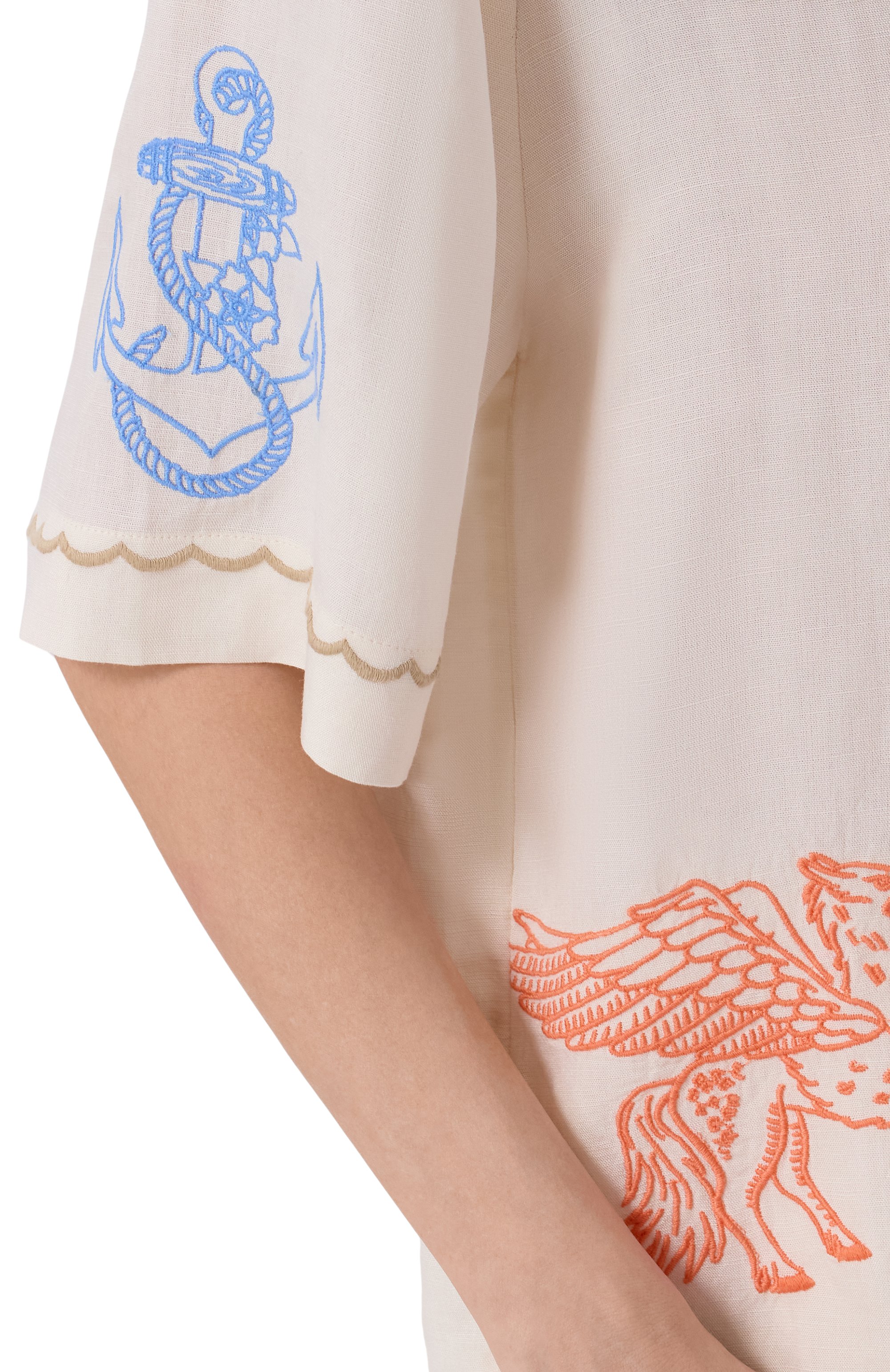 Рубашка из вискозы и льна SEA LEVEL, арт. SL9153SK, фото 5