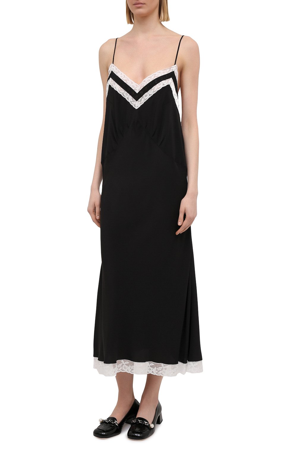 Шелковое платье MIU MIU, арт. MF4060-102-F0002, фото 3