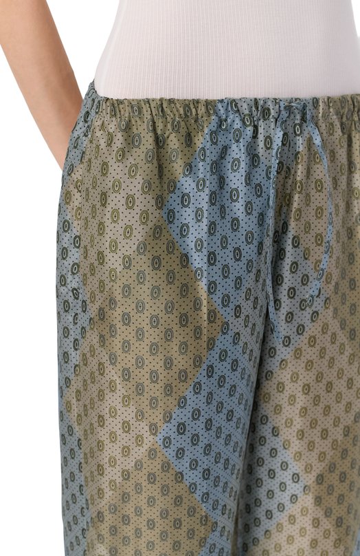 Шелковые брюки Dries Van Noten 010914-2127-104 Разноцветный  010914-2127-104 Фото 5