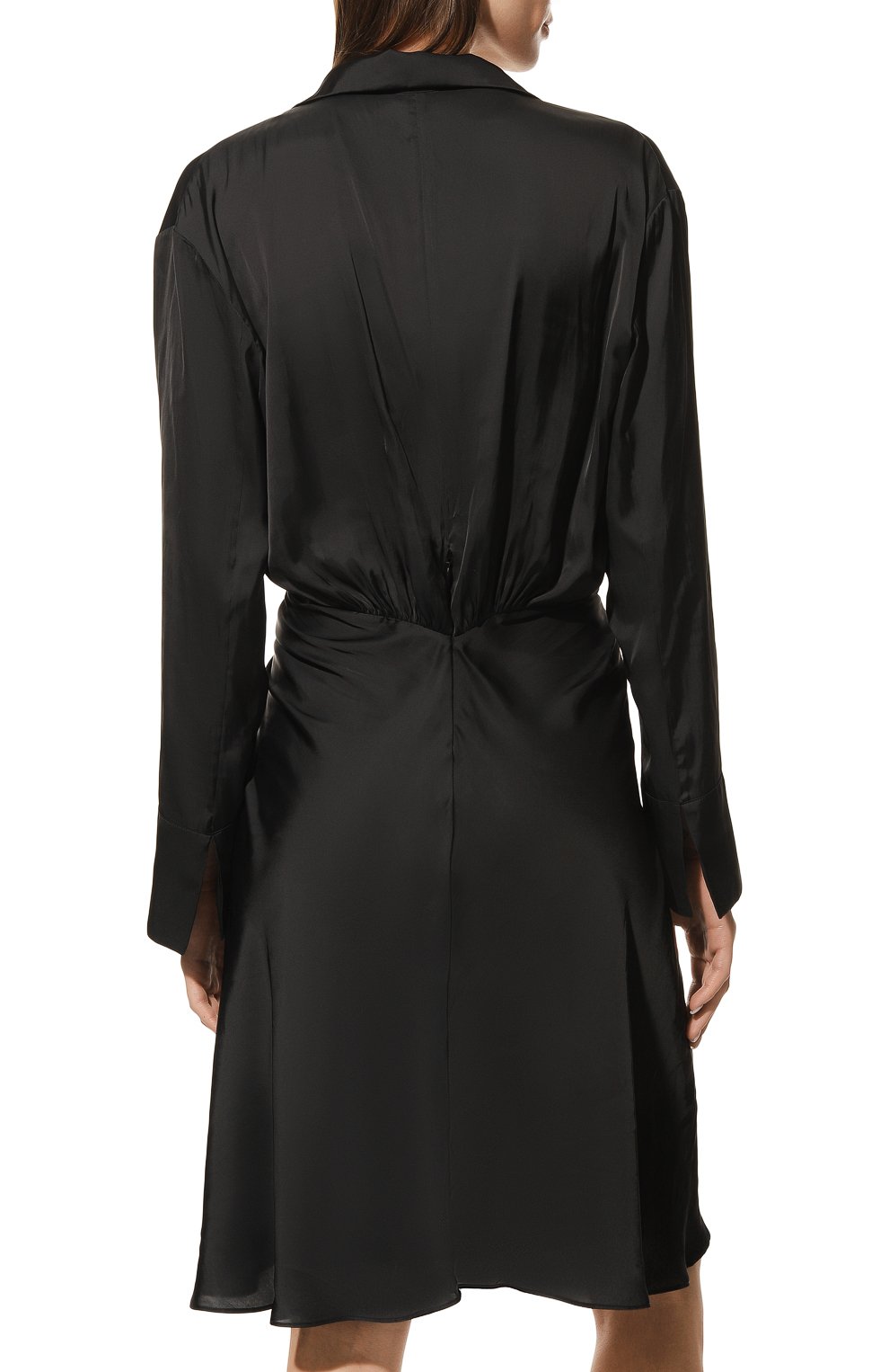 Атласное платье ZADIG AND VOLTAIRE черного цвета по цене 52150 руб., арт. WWDR00023, фото 4 Атласное платье ZADIG AND VOLTAIRE, арт. WWDR00023, фото 4